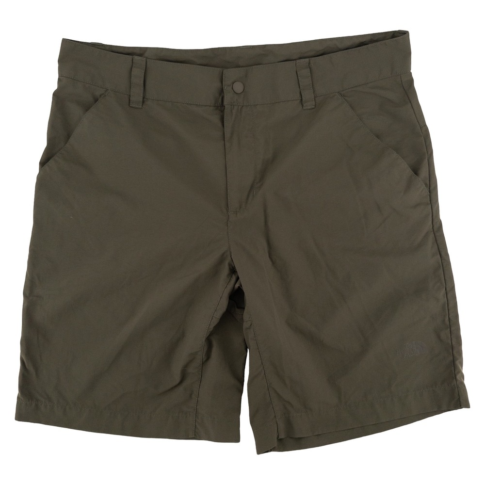 The North Face Mens 34 Paramount Horizon Shorts Olive Green Hiking Gorpcore